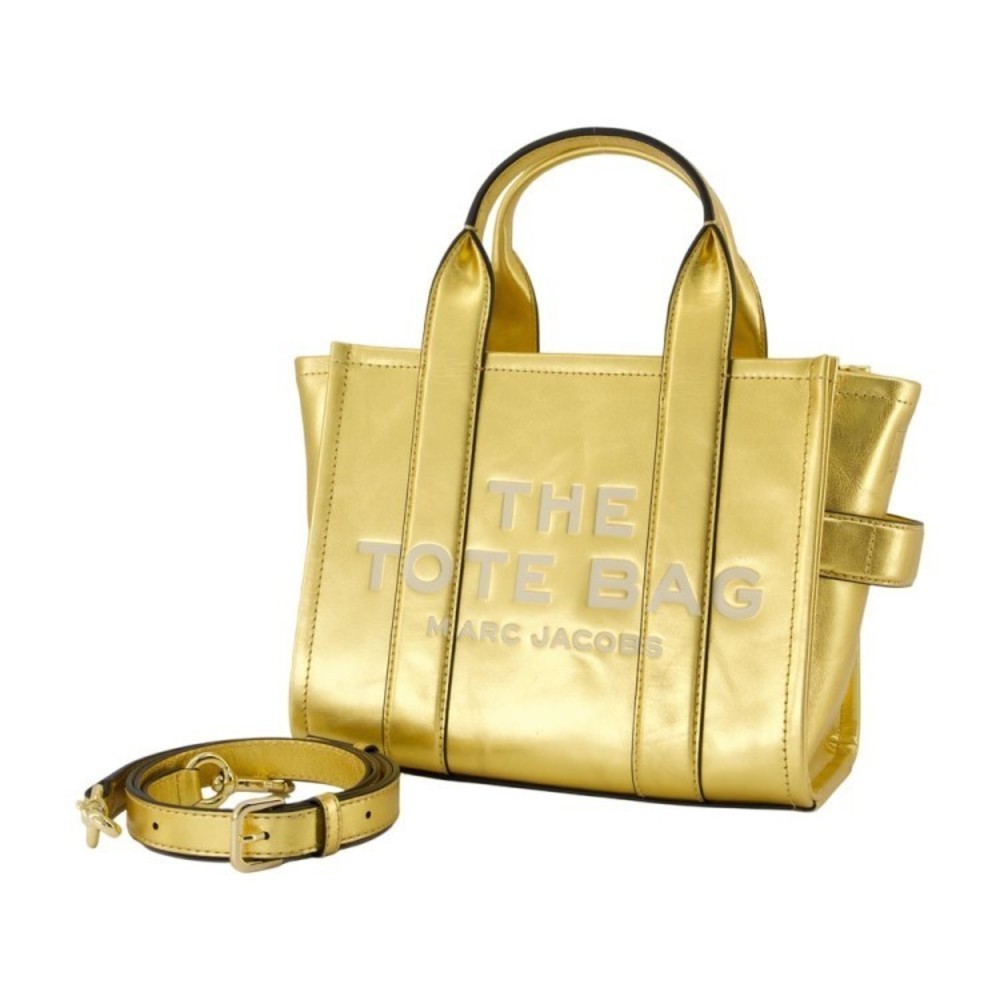 Marc Jacobs The Small Tote - Leather - Gold - NWT - Picture 2 of 2